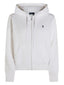 Giacche Donna Ralph Lauren - Knit Full Zip Sweatshirth - Bianco