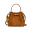 Borse a spalla Donna Tory Burch - Romy Suede Bucket Bag - Cammello