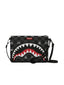Pochette Unisex Sprayground - Gray Peeking Character Check Crossover Clutch - Nero