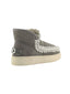 Stivali Donna Mou - New Eskimo Sneaker Suede Lettr - Grigio