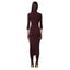 Vestiti casual Donna Elisabetta Franchi - Abito Di Maglia - Bordeaux