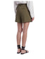 Pantaloncini Donna Dondup - Shorts Loose Lori In Gabardina - Verde militare