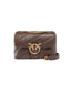Borse a spalla Donna Pinko - Love Puff Mini Cl Sheep Nappa - Marrone