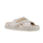 Ciabatte Donna Mou - Criss-cross rope sandal recycled canvas - Grigio