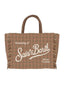 Borse a mano Donna Mc2 Saint Barth - Vanity Mini Wool Pied De Poule Soft 45 Emb - Beige