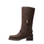 Stivali Donna Michael Kors - Crosby Moto Boot - Marrone