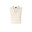Gilet Donna Pinko - Ponziane Gilet Maxi Rib Lana - Bianco