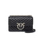 Borse a spalla Donna Pinko - Love One Mini Dc Sheep Nappa - Nero