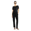 Pantaloni Donna Fay - Pantaloni Regular in Jersey Stretch - Nero