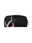 Pochette Unisex Sprayground - Center Rip Revealing Gray Check Pouch - Nero