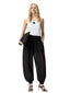 Pantaloni Donna Pinko - Bore Pantalone Voile Viscosa - Nero
