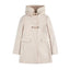 Cappotti Donna Fay - Toggle Coat Db Front Nylon - Avorio