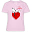 T-shirt Donna Mc2 Saint Barth - Emilie Snoopy Love Sleeping 20 Emb - Rosa