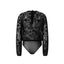 Body Donna Pinko - Bolognese Body Pizzo - Nero