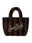 Borse a mano Donna Mc2 Saint Barth - Colette Soft Fur Hand Bag With Strap - Marrone