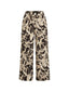 Pantaloni Donna Maria Bellentani - Pantalone Largo Elastico In Vita Tasche Alla Franc - Marrone