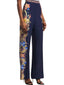 Pantaloni Donna Etro - Women's Straight Leg Trousers - Blu