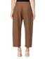 Pantaloni Donna RUE•8ISQUIT - Panta Fibbie Tecnocotton - Marrone