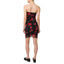 Vestiti casual Donna MOSCHINO JEANS - Abito Tulle Stampa Fiori - Nero