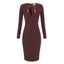 Vestiti casual Donna Elisabetta Franchi - Abito - Bordeaux