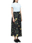 Gonne casual Donna MOSCHINO JEANS - Gonna Raso Stampa Ramage - Nero