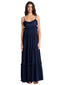 Vestiti casual Donna Michael Kors - Tiered Maxi Dress - Blu