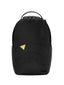 Zaini Casual Unisex Sprayground - Blacked Out Embossed Gold Tooth Backpack - Nero