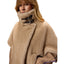 Pellicce Donna Pinko - Comodino Cappa Similpelliccia - Beige