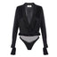 Camicie Donna Elisabetta Franchi - Camicia A Body - Nero