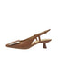 Scarpe con tacco Donna Lorenzo Mari - Nappa Portos Cuoio/Albume - Beige