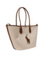 Borse a spalla Donna Ralph Lauren - Md Blpt Tte Tote Medium - Beige