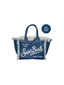 Borse a mano Donna Mc2 Saint Barth - Vanity Mini Small Bag With Strap - Denim