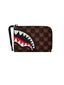 Portafogli Unisex Sprayground - Sharks In Paris Wtf Bubble Brown Check Wallet - Marrone