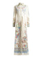 Vestiti casual Donna Etro - Women's Maxi Shirt Dress With Belt - Multicolore
