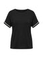 Canotte e top Donna Maria Bellentani - Top Over Con Profili In Maglieria - Nero