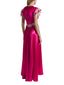 Vestiti da sera e cerimonia Donna Alberta Ferretti - Abito Shiny Satin - Fucsia