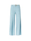 Pantaloni Donna Pinko - Leila Pantalone Lino Stretch - Azzurro