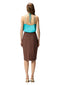 Canotte e top Donna Pinko - Carota Top Satin - Verde-Antropos Boutique