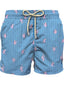Pantaloncini e calzoncini Uomo Mc2 Saint Barth - Lighting Micro Stretch Monkeys Stripes S 17 - Multicolore