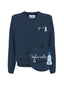 Maglioni Uomo Mc2 Saint Barth - Heron Light Embry Crew Neck Sweater - Blu