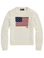 Maglioni Donna Ralph Lauren - Flag Cn Long Sleeve Pullover - Avorio