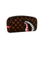 Pochette Unisex Sprayground - Shark In Paris Bubble Brown Pouch - Marrone