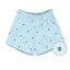 Pantaloncini Donna Mc2 Saint Barth - Meave Seersucker Stripes Bee 17 Emb - Azzurro
