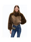 Giubbotti Donna Pinko - Primitivo Bomber Raso Tecnico - Marrone
