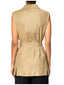 Gilet Donna RUE•8ISQUIT - Gilet Over Lino/Viscosa - Sabbia