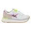 Sneaker Donna Sun68 - Big Stargirl Spongee Logo - Bianco