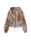 Giacche Donna MOSCHINO JEANS - Capospalla Lungo Nylon Stampa Leopardo - Marrone