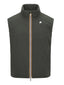 Chaleco de hombre K-Way - Valen Plain Warm - Verde